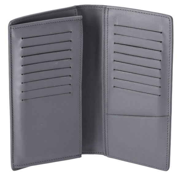 Louis Vuitton Gray Monogram Shadow Portefeuille Brazza M81335 Long Wallet - Picture 5 of 7